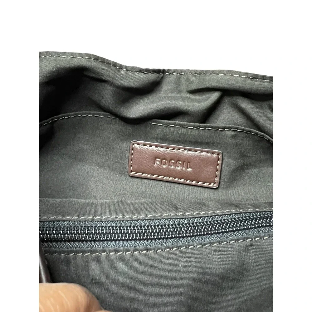 Fossil brown leather